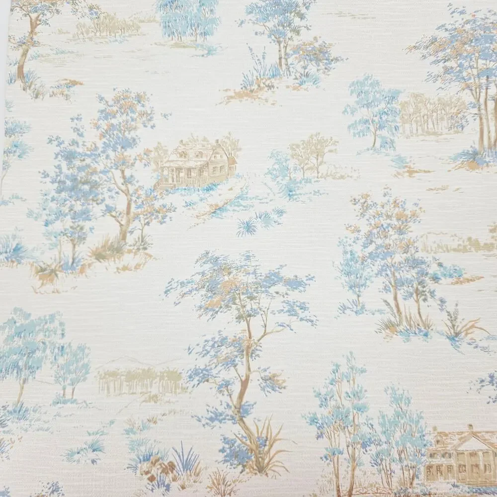Scenic Cottagecore Vintage Wallpaper Norwall Signature Pre-pasted 2 x 57sqft